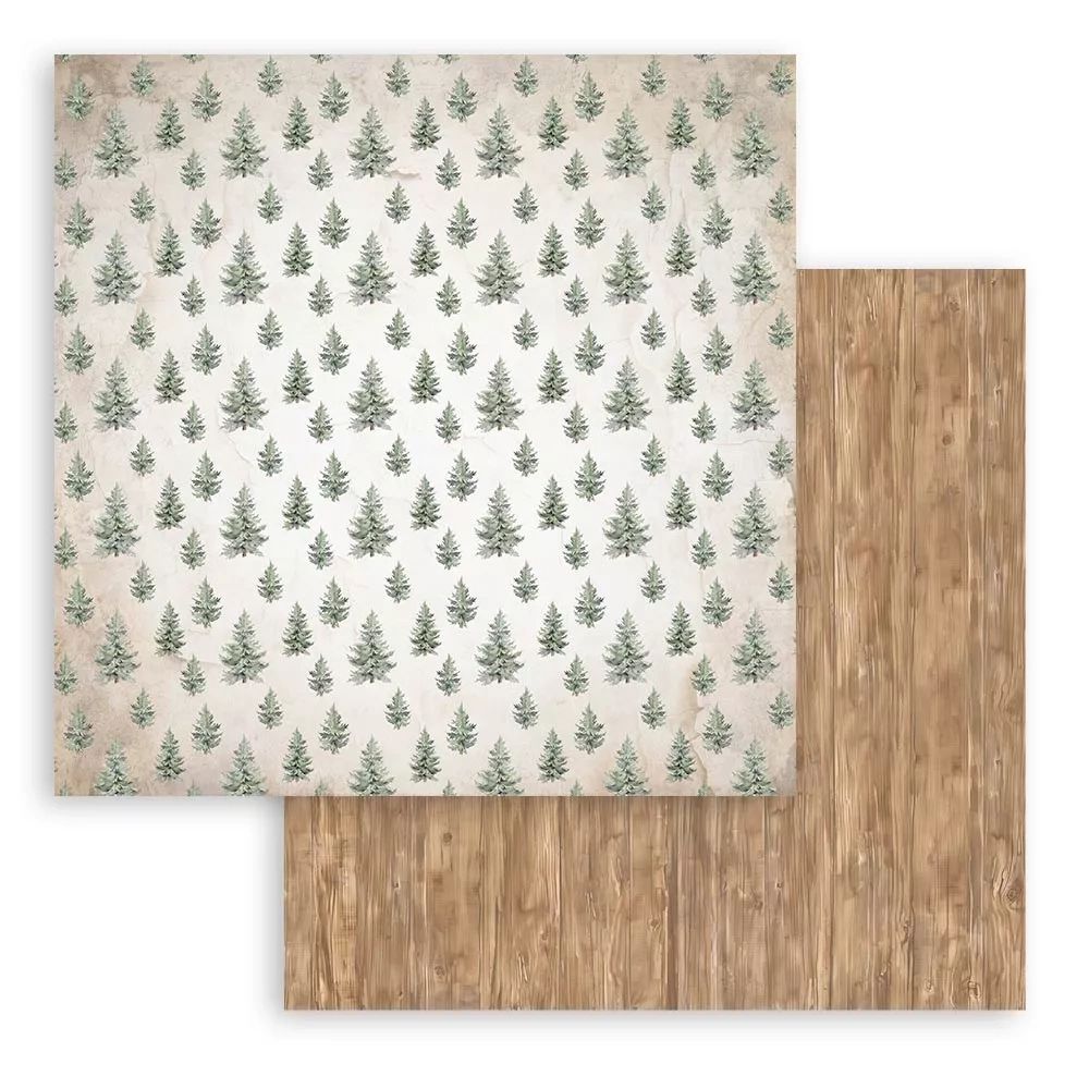 Block de cartulinas Fondos "Romantic Gear Up For Christmas" de 30.5x30.5 cm - Navidad