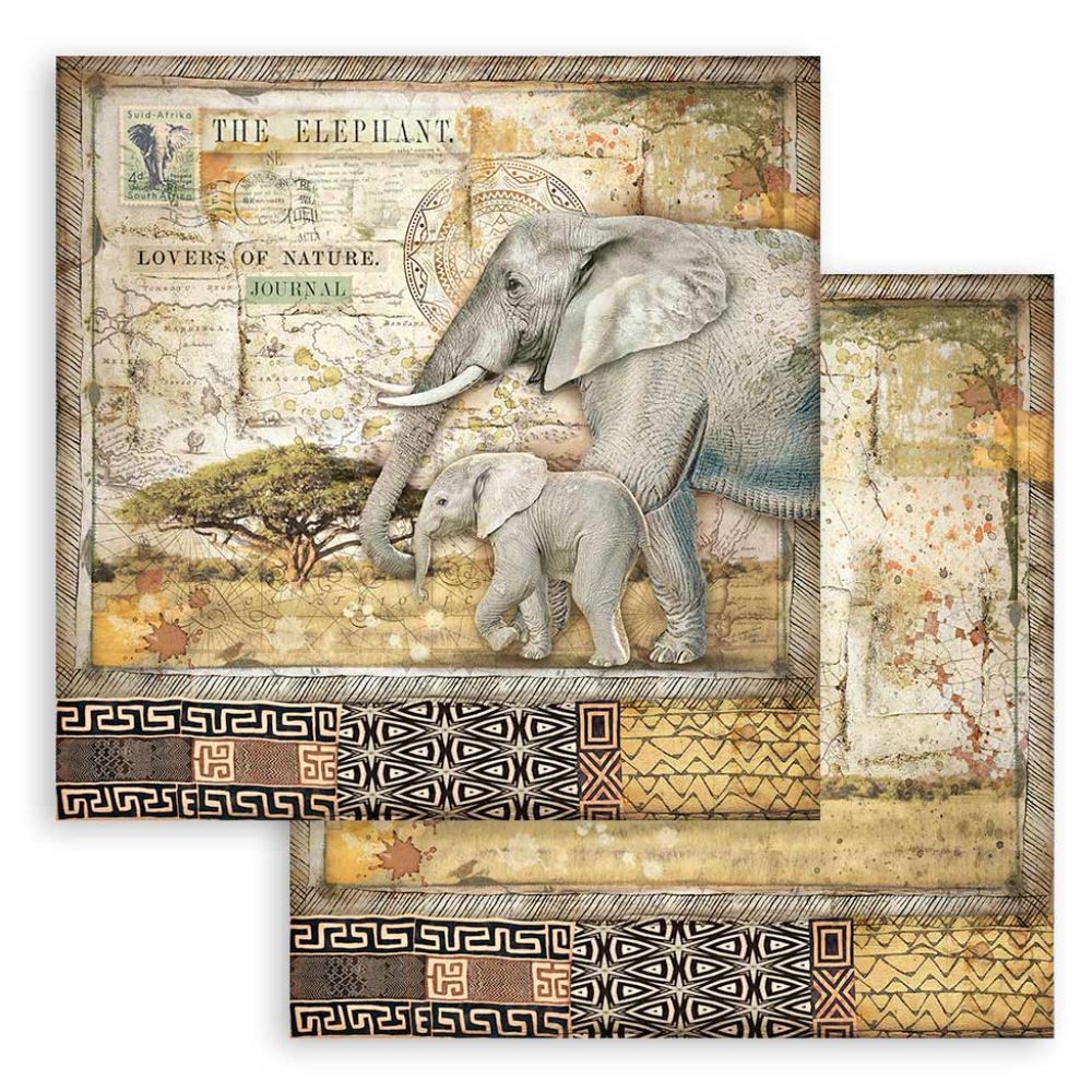 Block de cartulinas "Savana” de 20.3x20.3 cm