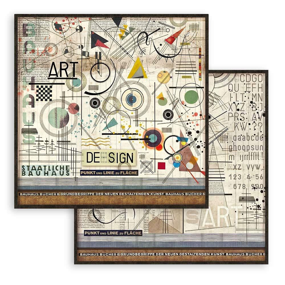 Block de cartulinas "Bauhaus” de 20.3x20.3 cm