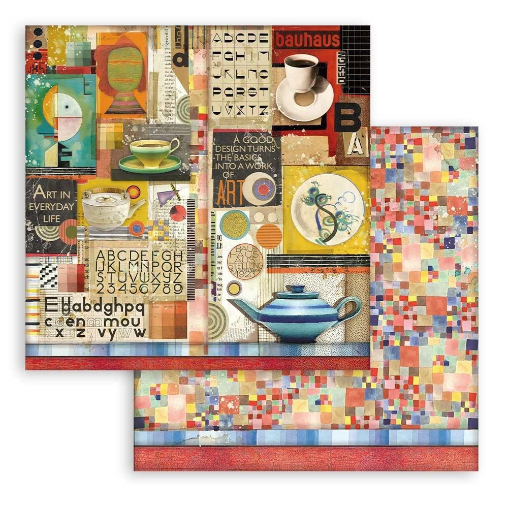 Block de cartulinas "Bauhaus” de 20.3x20.3 cm (vista 2)