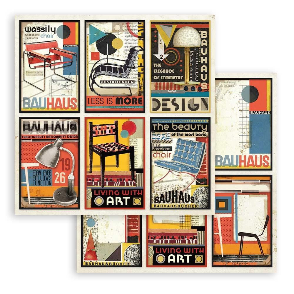 Block de cartulinas "Bauhaus” de 20.3x20.3 cm