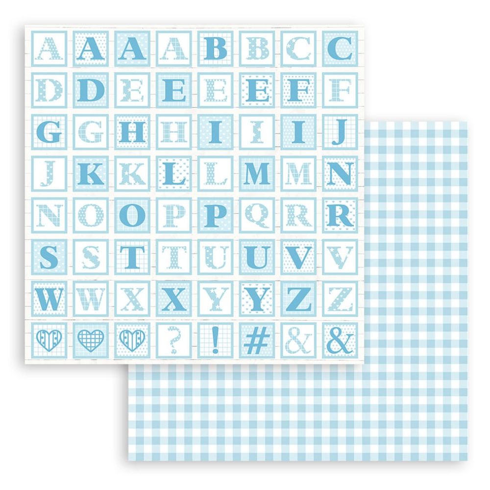 Block de cartulinas ''Fondos Babydream Blue - Niño" de 30.5x30.5cm