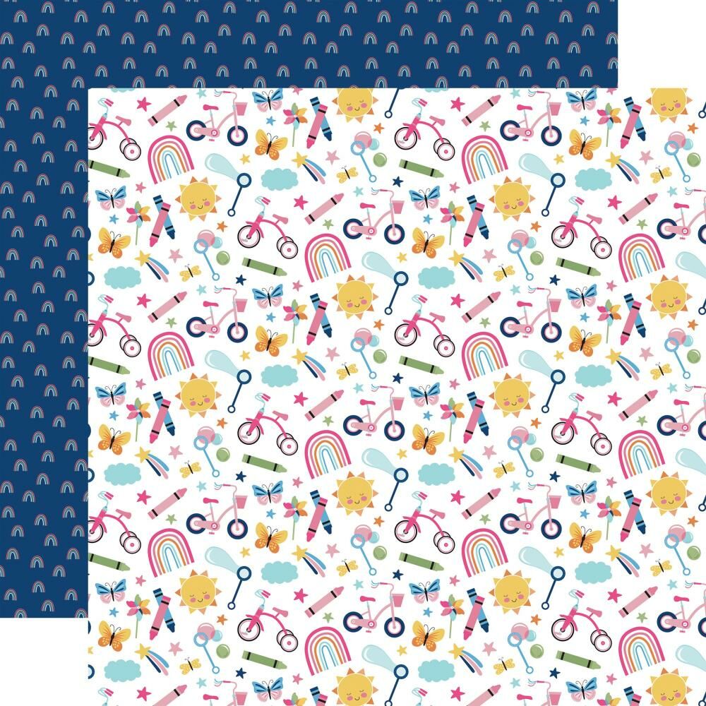 Pack de Cartulinas Play All Day Girl 30.48x30.48cm