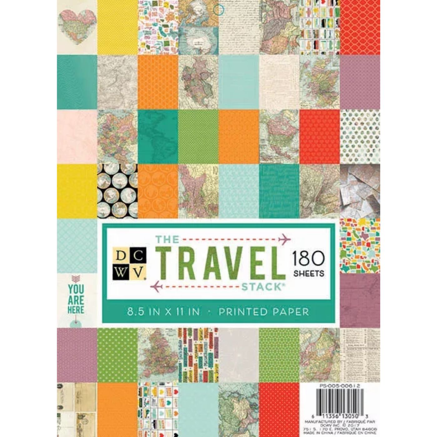 Block de Papel "Travel" 21.59x27.94 cm - 180 Hojas