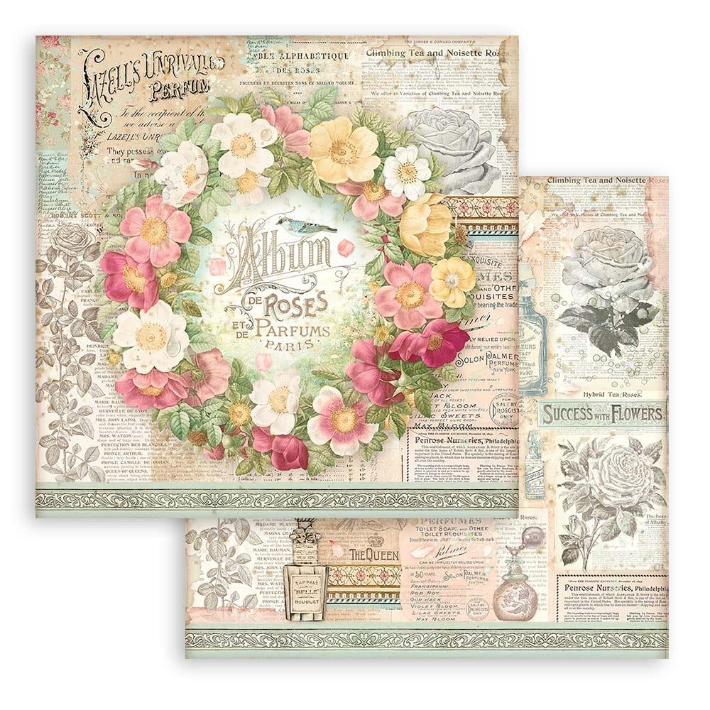 Block de cartulinas ''Rose Parfum'' 30.5x30.5cm