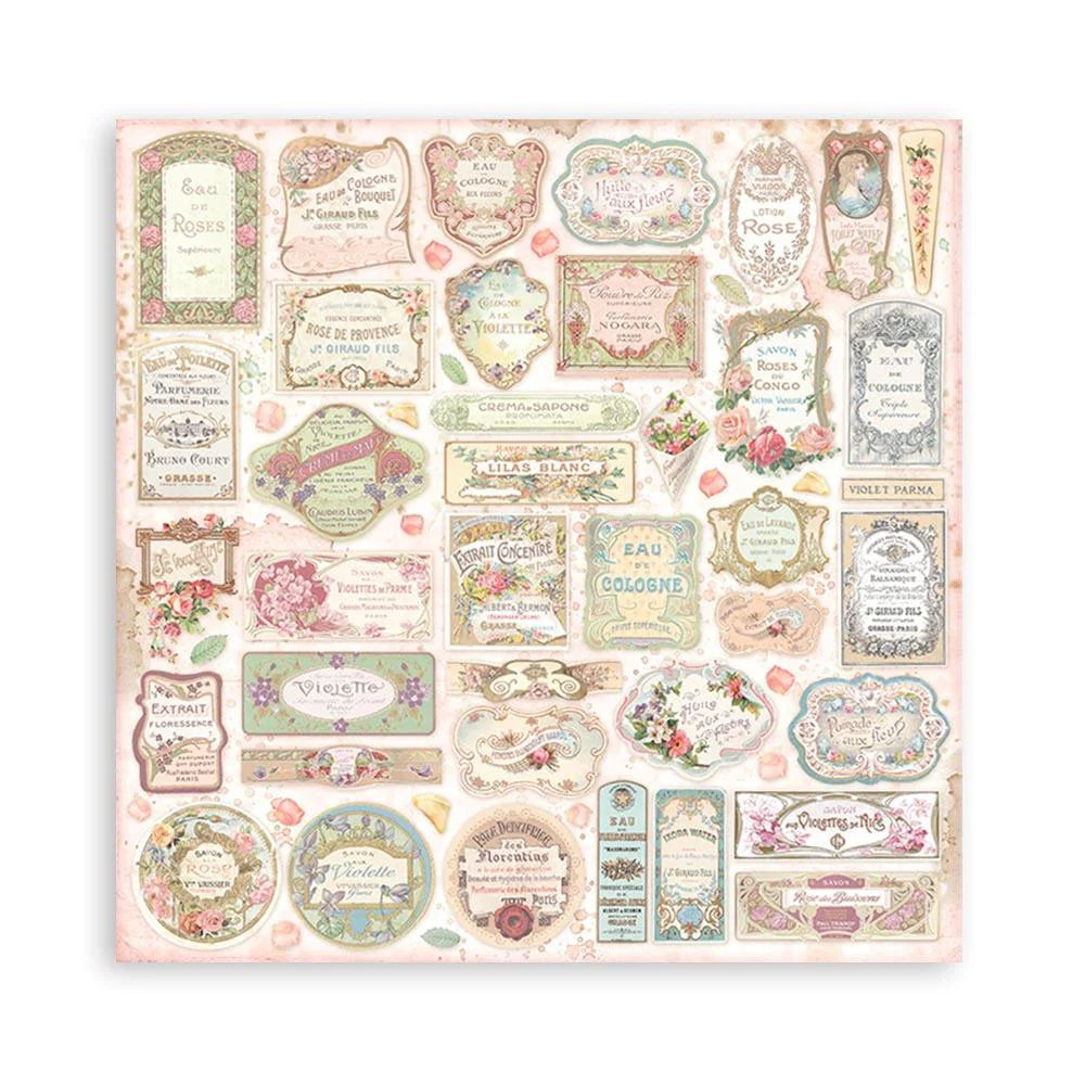 Block de cartulinas ''Rose Parfum'' 30.5x30.5cm