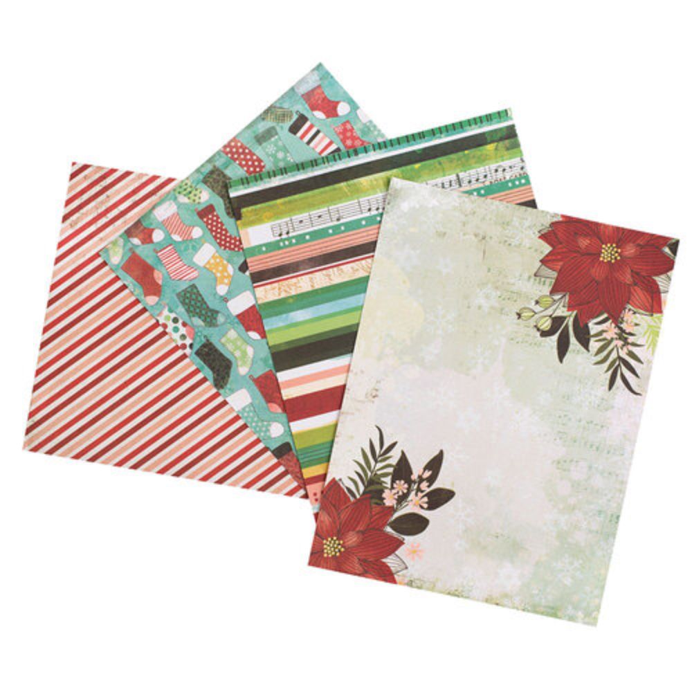 Block de cartulinas "Warm Wishes" de Vicky Boutin 15.2x20.3cm