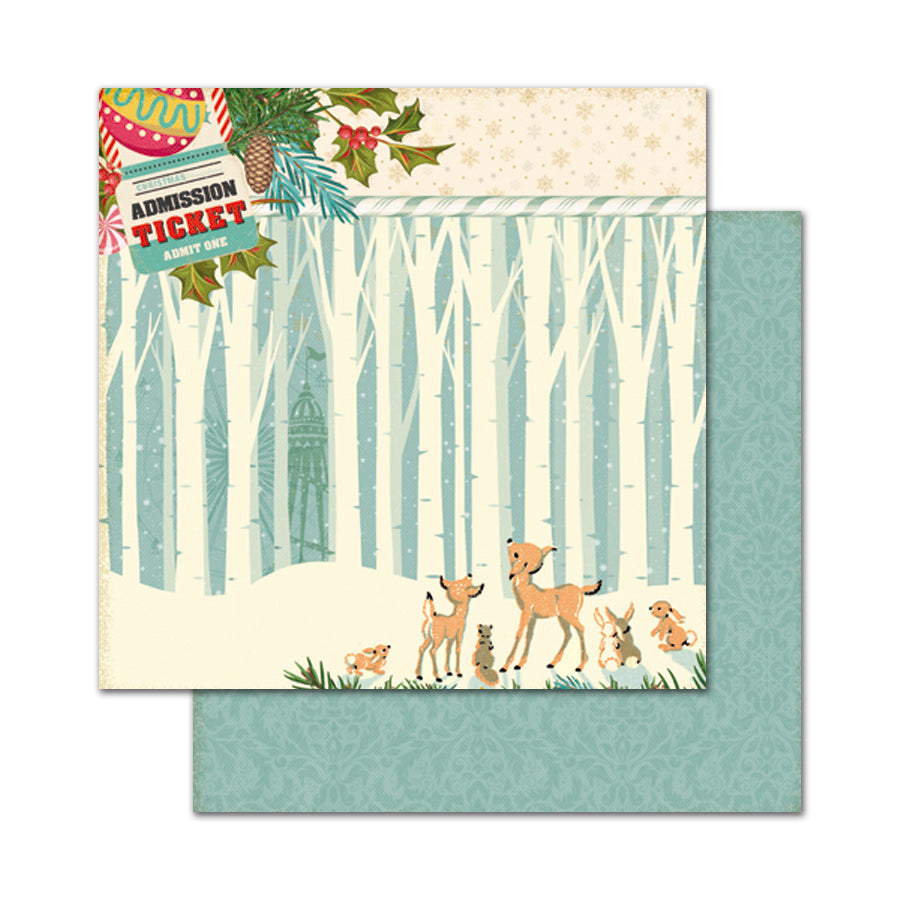 Pack de Cartulinas Merry Little Christmas 30.5x30.5cm