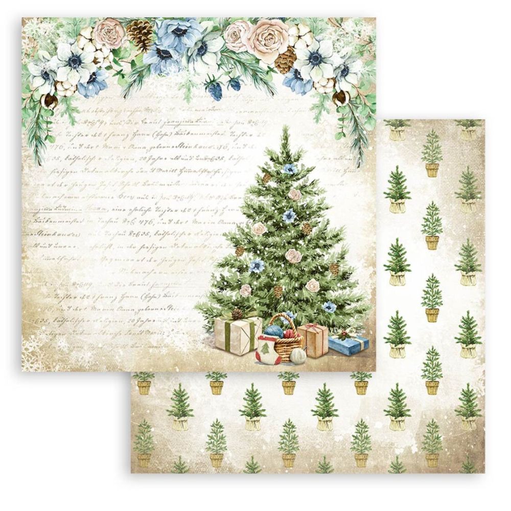 Block de cartulinas "Romantic Cozy Winter” de 30.5x30.5 cm