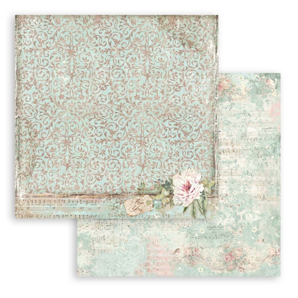 Block de cartulinas "Fondos Sweet Winter” de 30.5x30.5 cm
