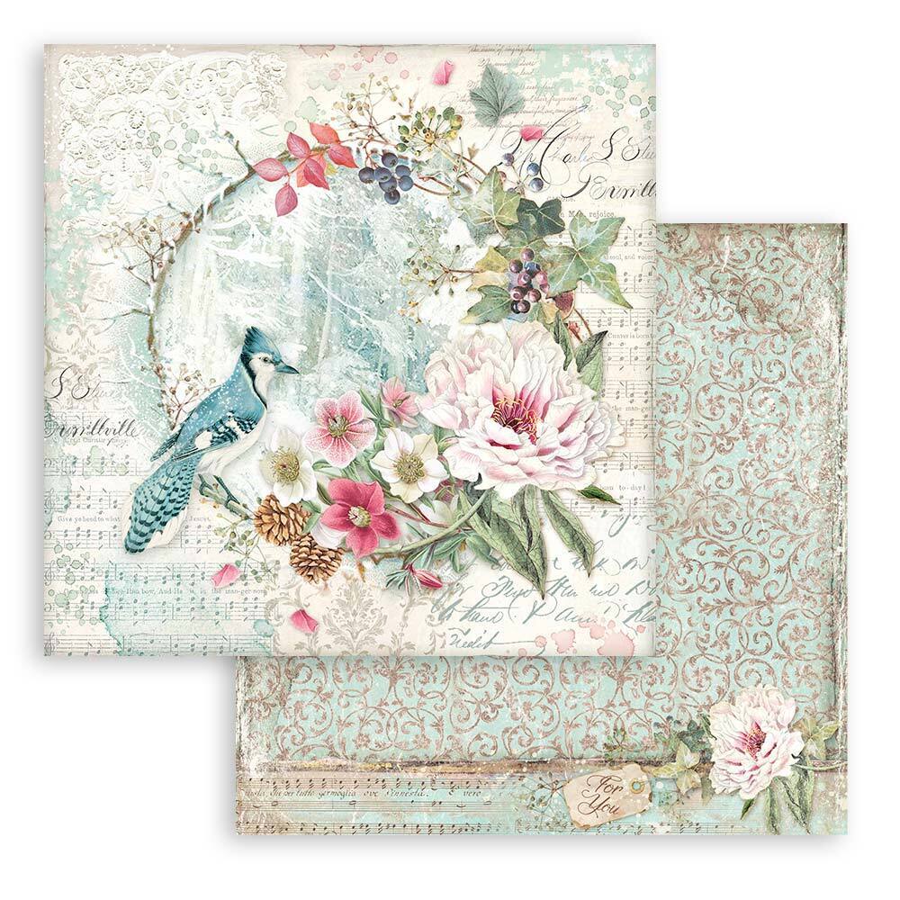 Block de cartulinas "Sweet Winter” de 20.3x20.3 cm