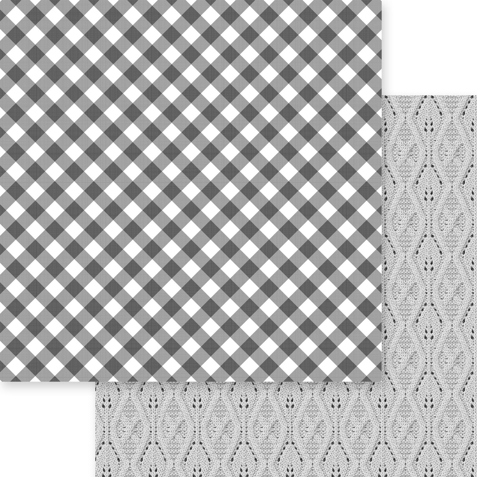 Pack de Cartulinas Gingham Love 30.5 x 30.5cm