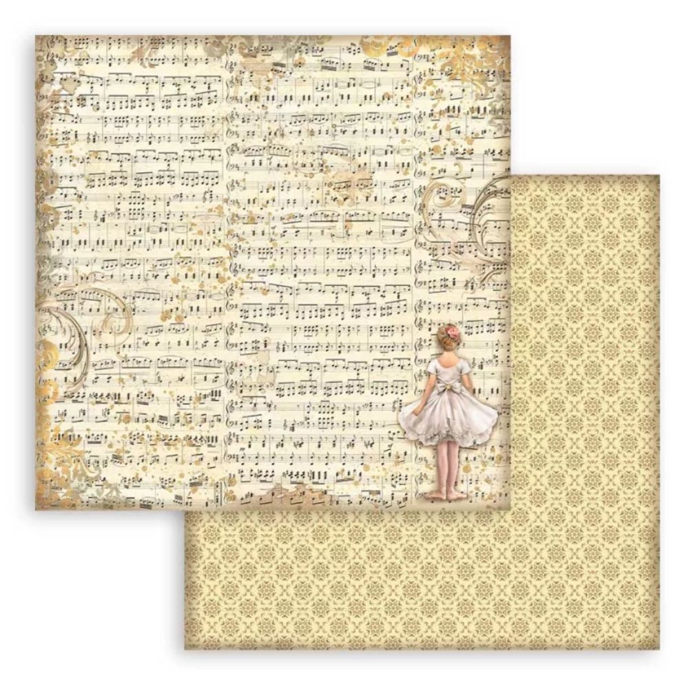 Block de cartulinas Fondo"The Nutcracker" - Cascanueces de 30.5x30.5cm