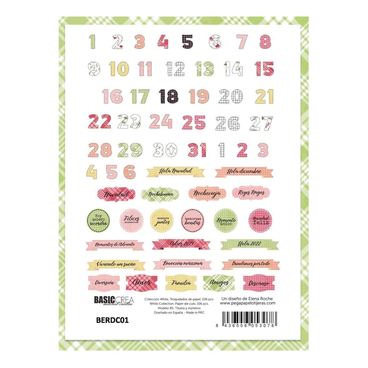 Die Cuts White - Navidad