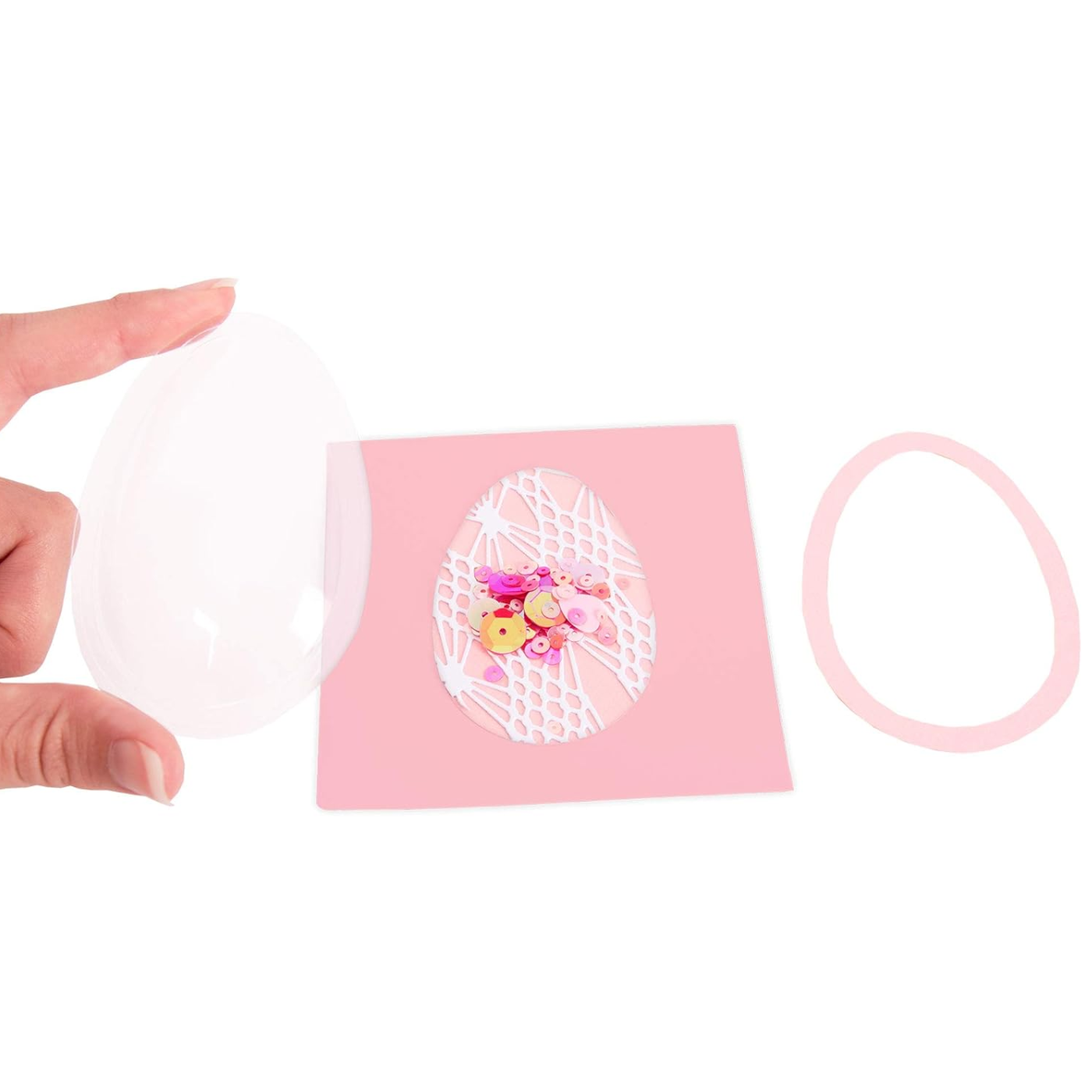 Domos Shaker Huevo/Globo - 6 piezas