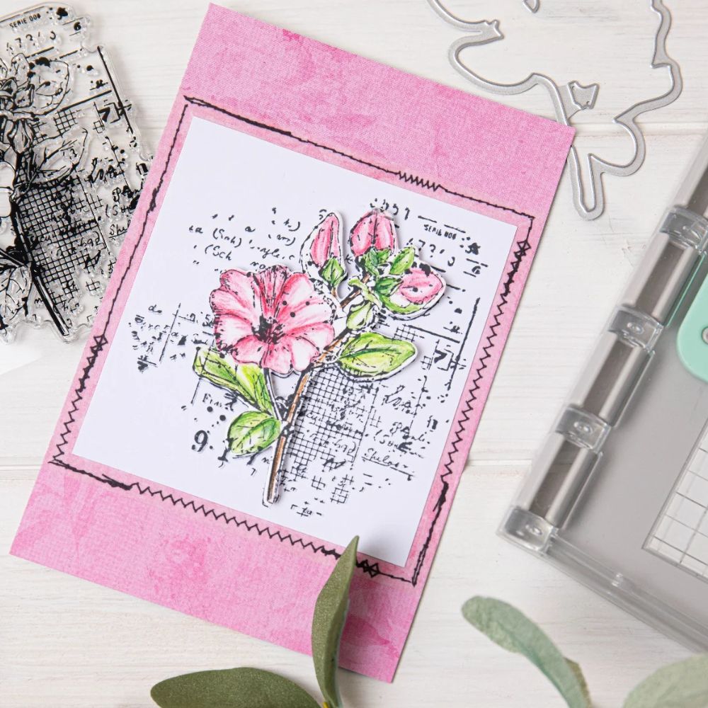 Troqueles Framelits con Sellos Diseño Floral (vista 2)