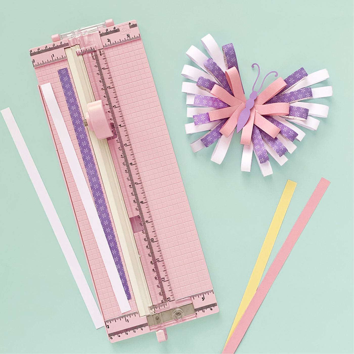 Guillotina Rotatoria Rosada 33cm