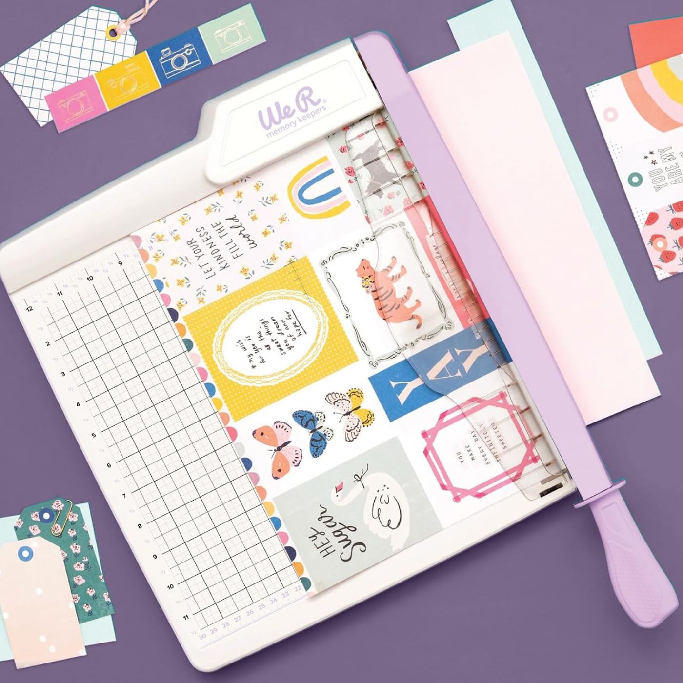 Guillotina de Palanca Lila 30.5 x 30.5cm