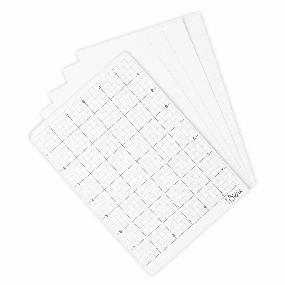 Hojas Adhesivas Cuadriculadas 15.24x21.59cm - 05 Hojas (vista 2)