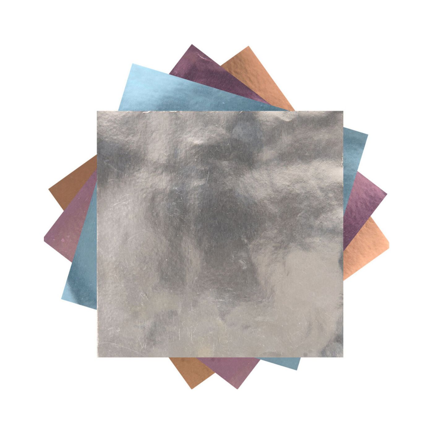 Hojas Foil Adhesivo - 8Hojas / 4Colores