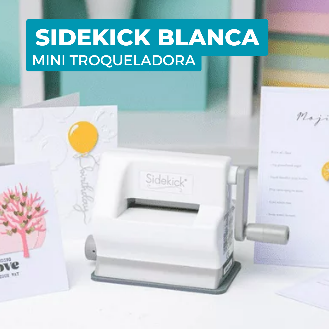 Mini troqueladora Sidekick Blanca
