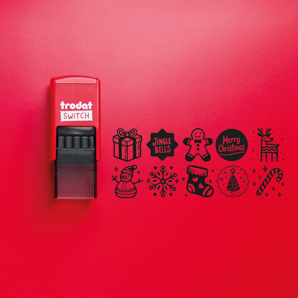 Trodat Switch diseños navideños