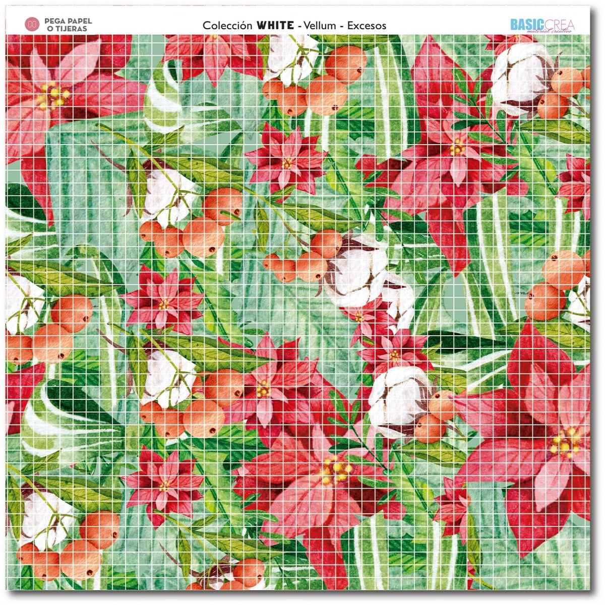 Pack Papel Vegetal White - Navidad