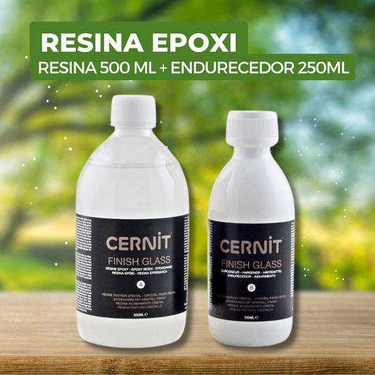 Finish Glass: Resina Epoxi 500ml + Endurecedor 250 ml