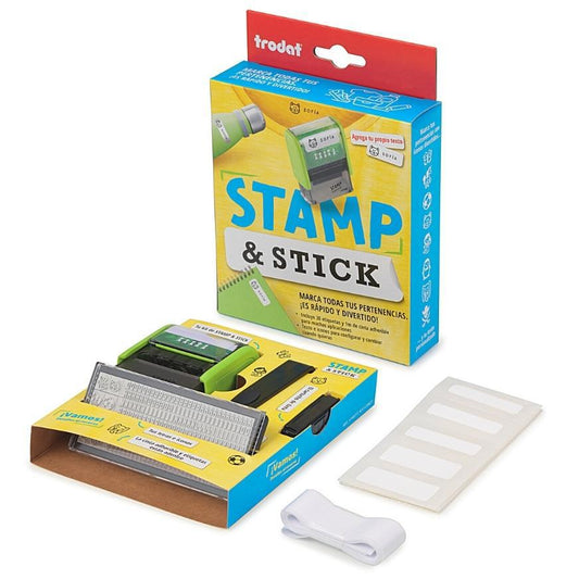 Sello para tela y etiquetas Stamp & Stick