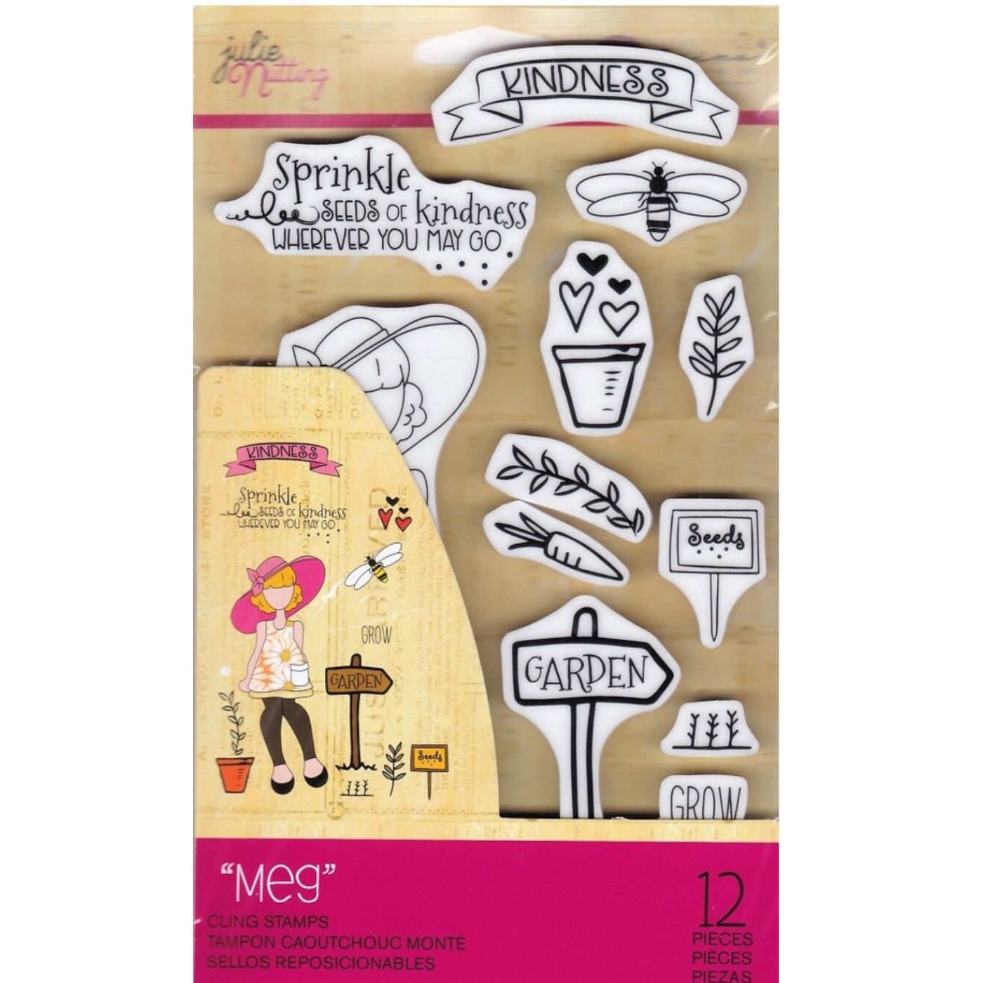 Sellos Rubber Muñeca Meg de Julie Nutting