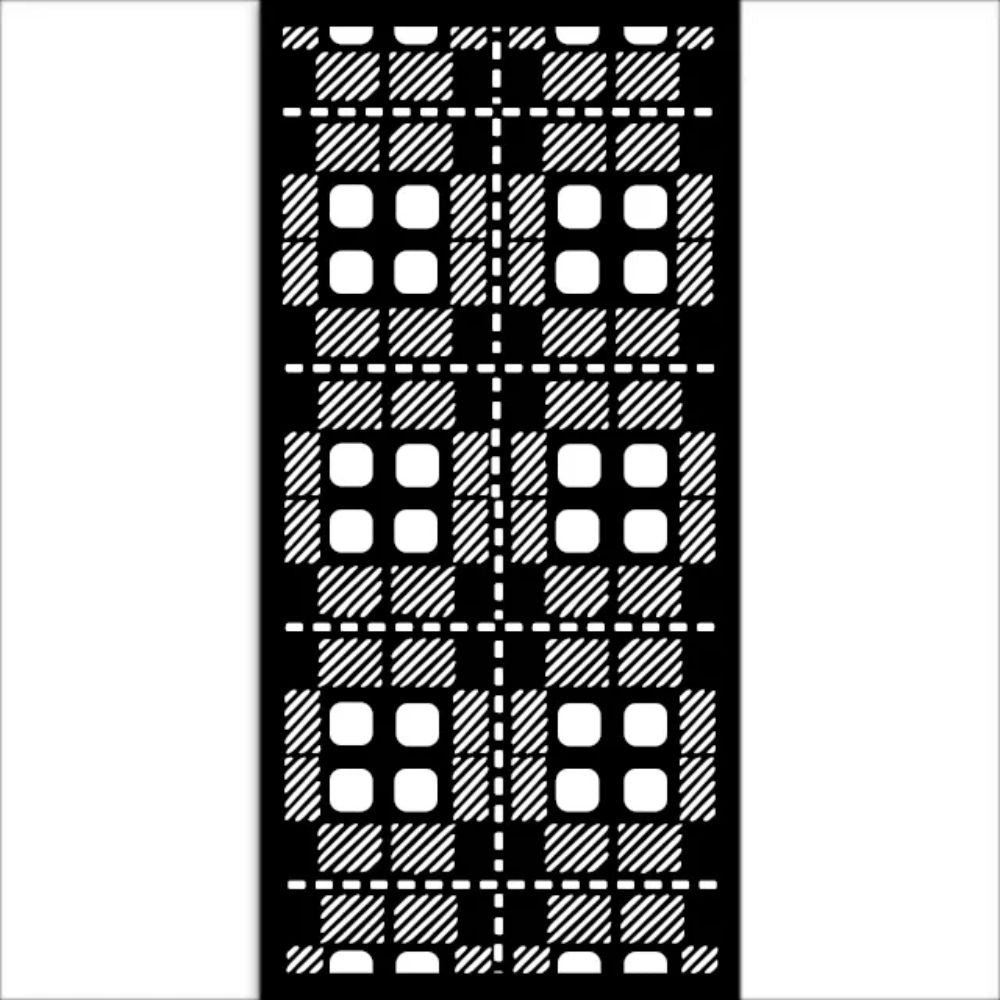 Stencil 12x25cm Romantic Gear Up For Christmas Patrones - Navidad