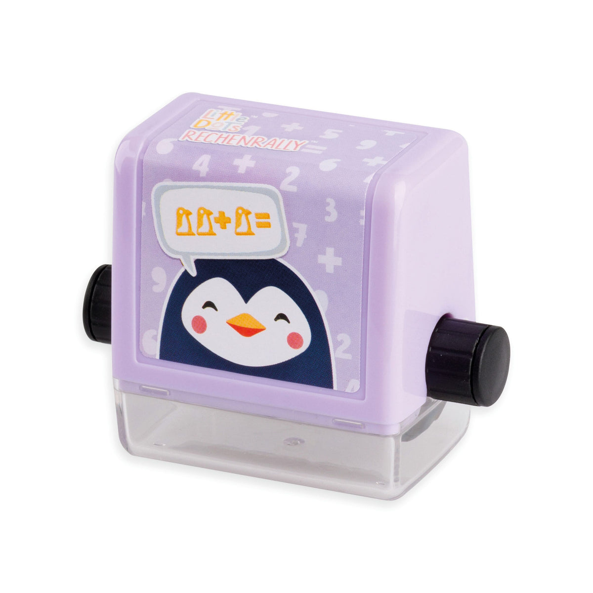 Trodat Math Roller Sumas con pingüinos – íconos en vez de números (Little Dots Rechenrally Plus Symbol)