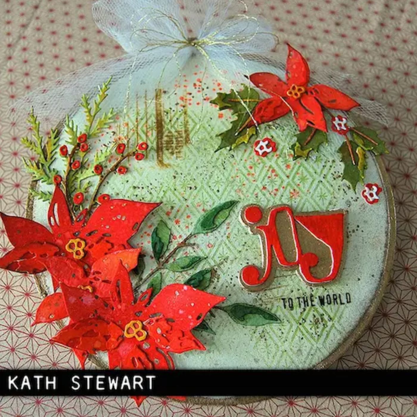 Troqueles Thinlits Ramo Festivo - Navidad de Tim Holtz