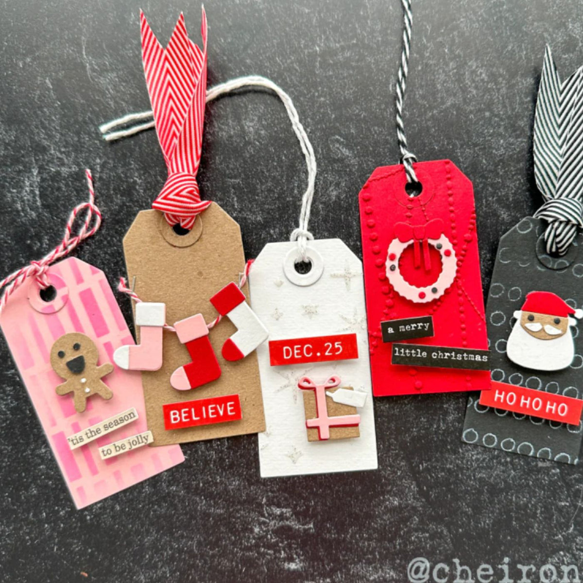 Troqueles Thinlits Mini iconos - Navidad de Tim Holtz (vista 2)