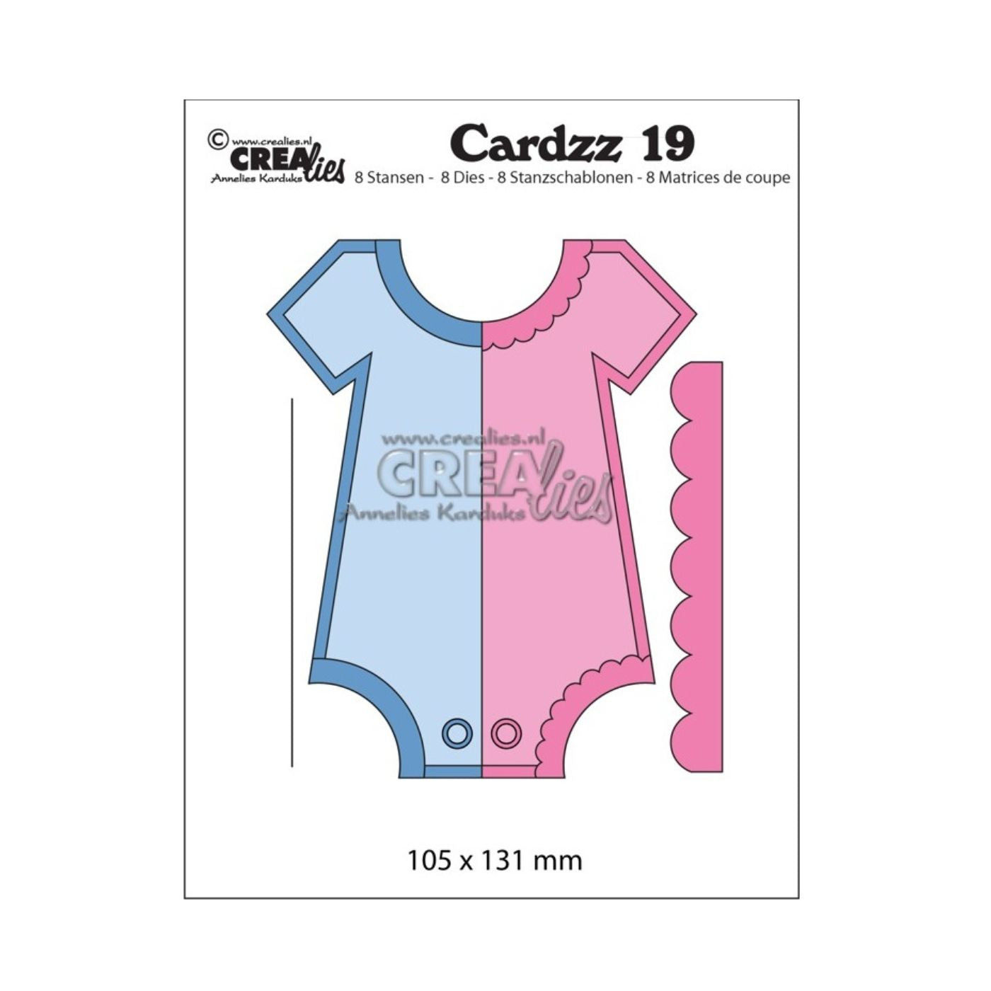 Troquel Cardzz N°19 Ropa de Bebé