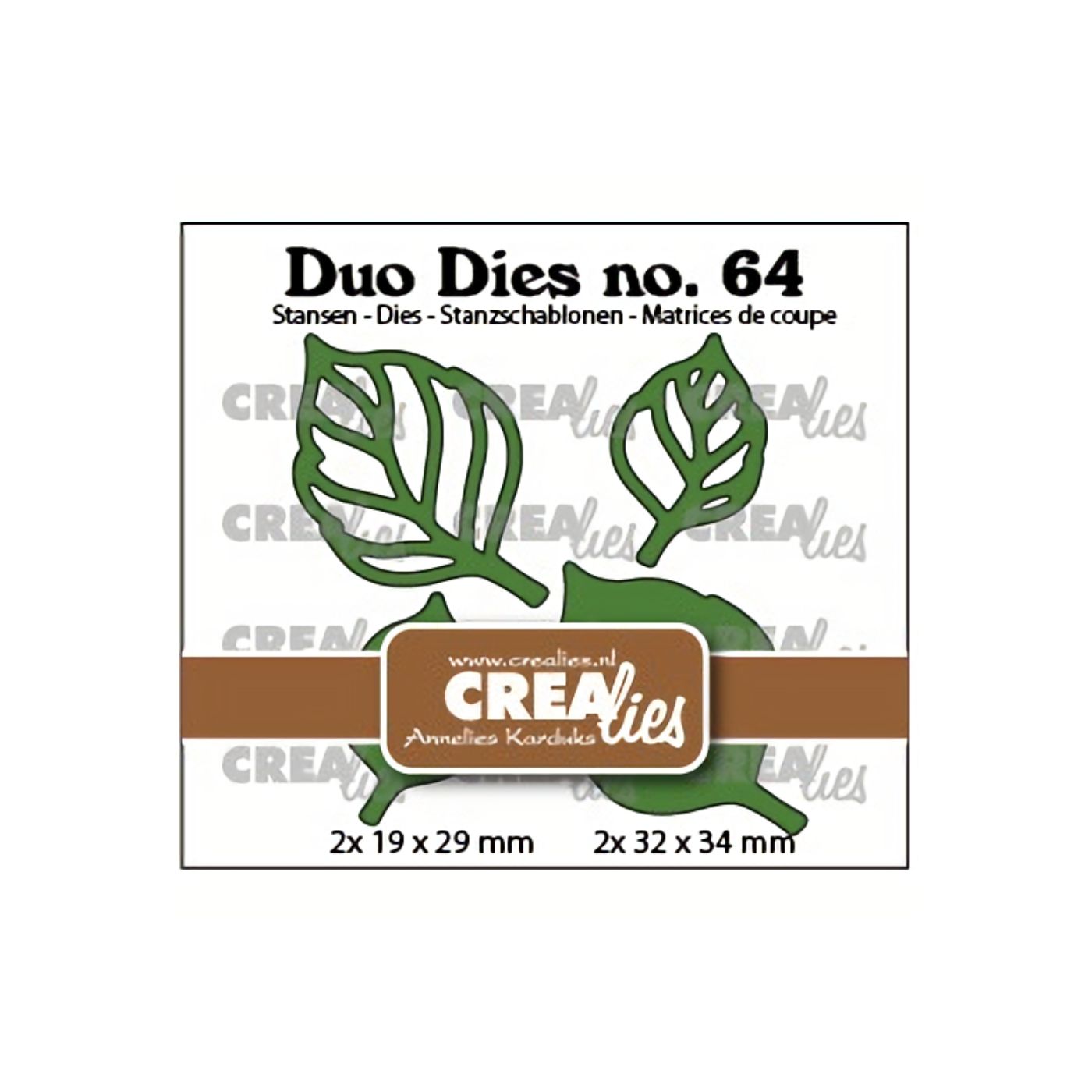 Troquel Duo Dies N°64 Hojas