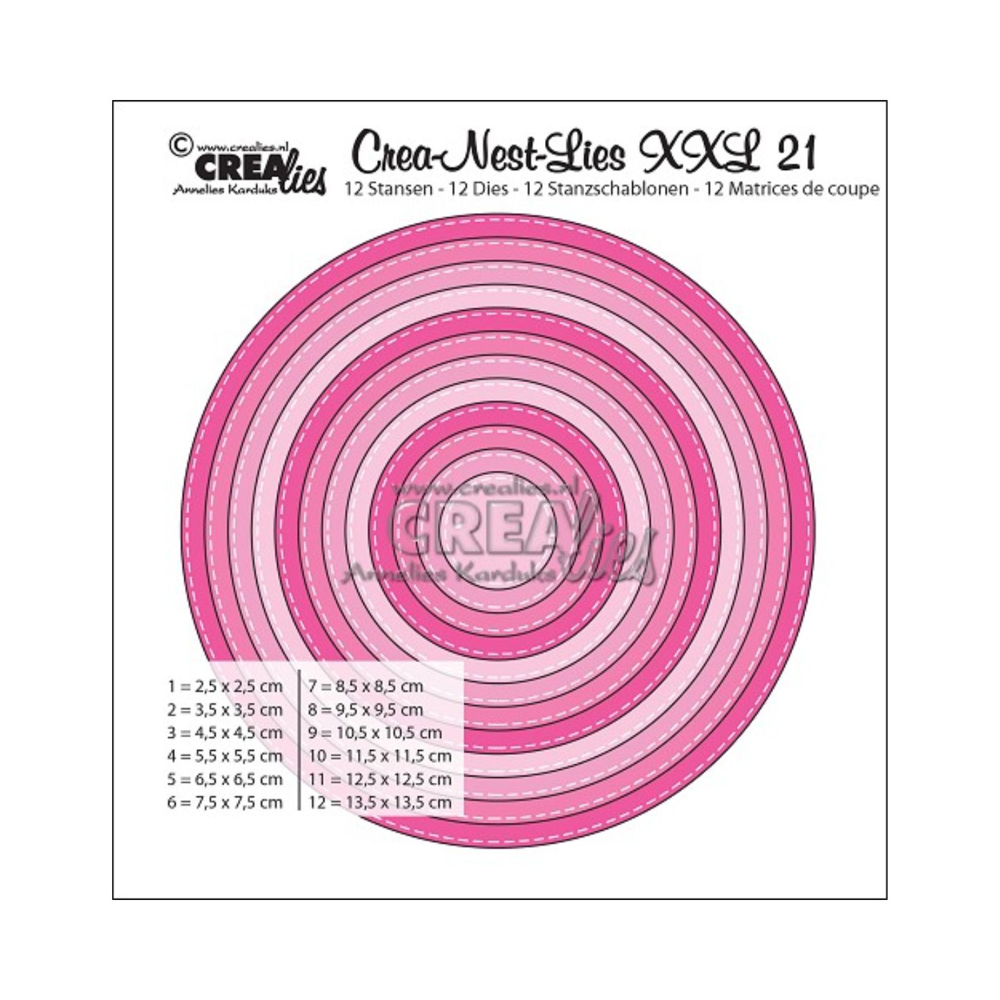 Troquel Crea-Nest-Lies XXL N°21 Círculo