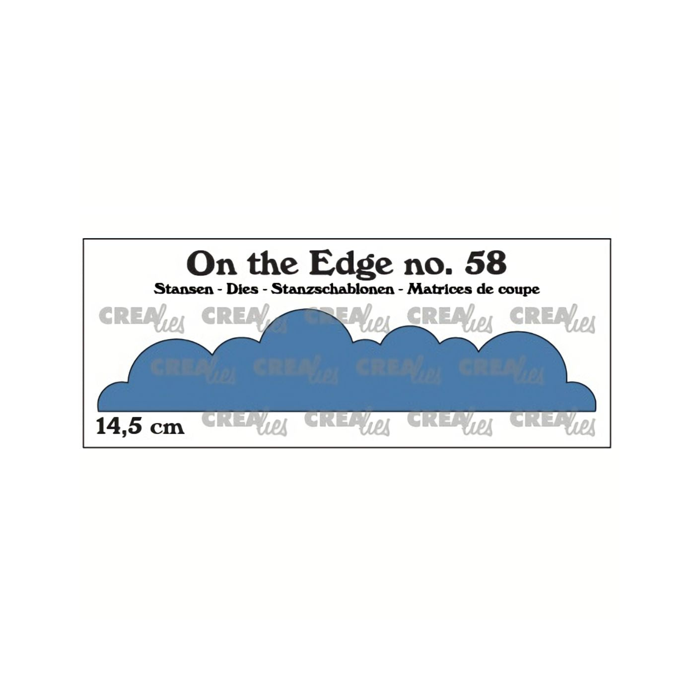 Troquel On the Edge N°58 Clouds Curved