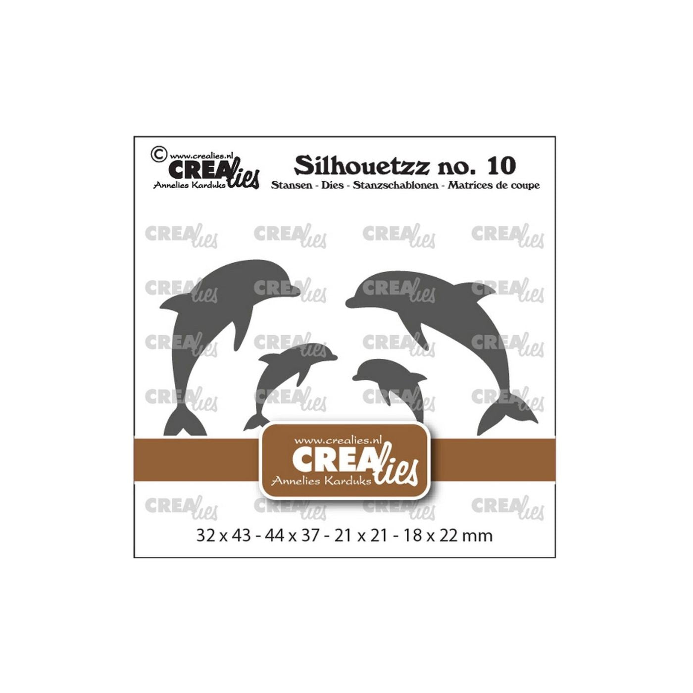 Troquel Silhouetzz N°10 Delfines