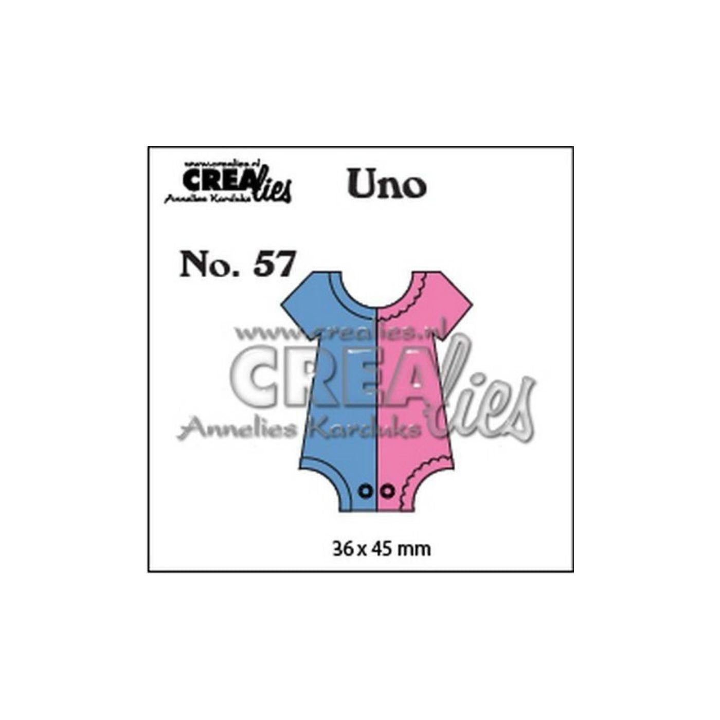 Troquel Uno N°57 Ropa de Bebe (pequeño)