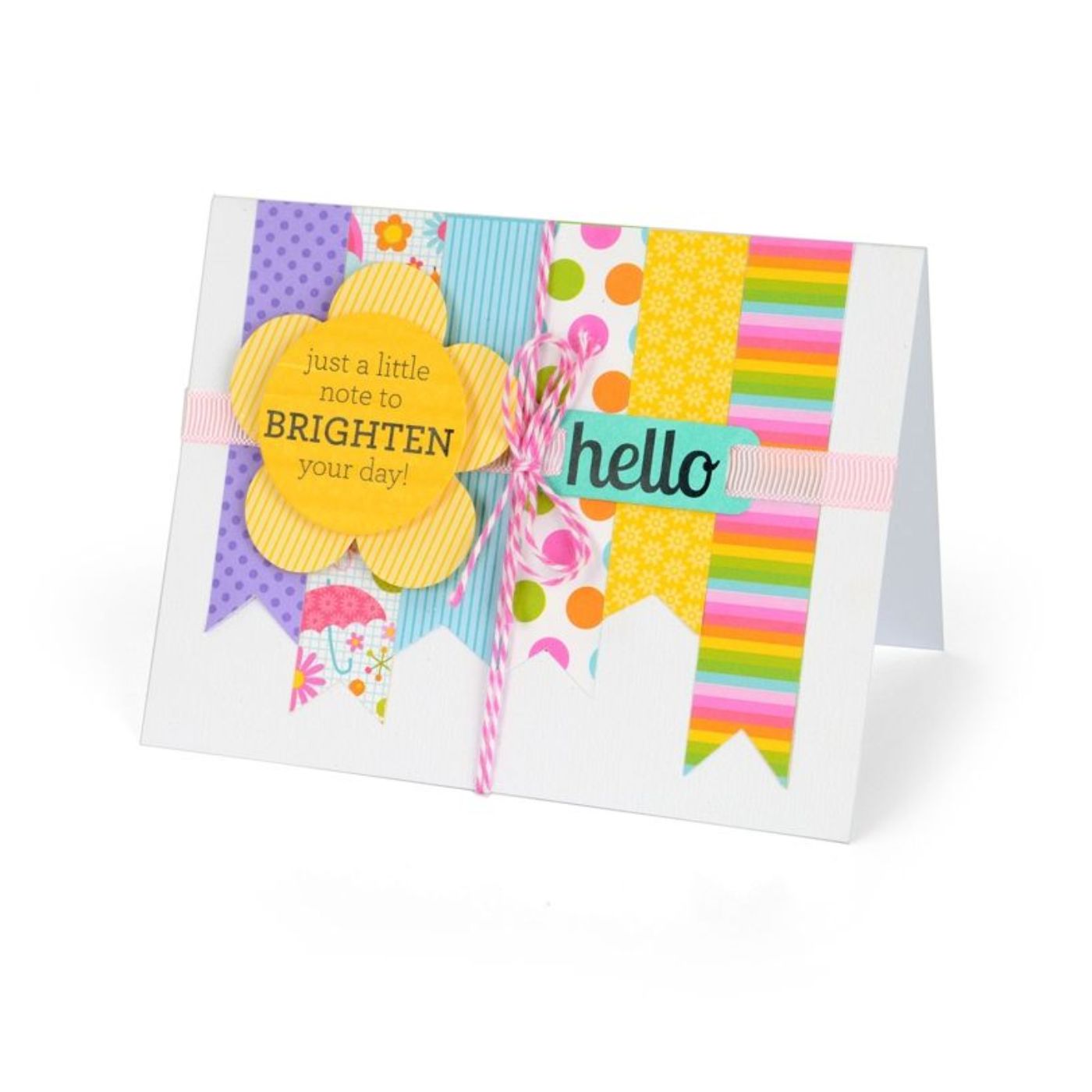 Troqueles Framelits con sellos Cumpleaños, hola y gracias