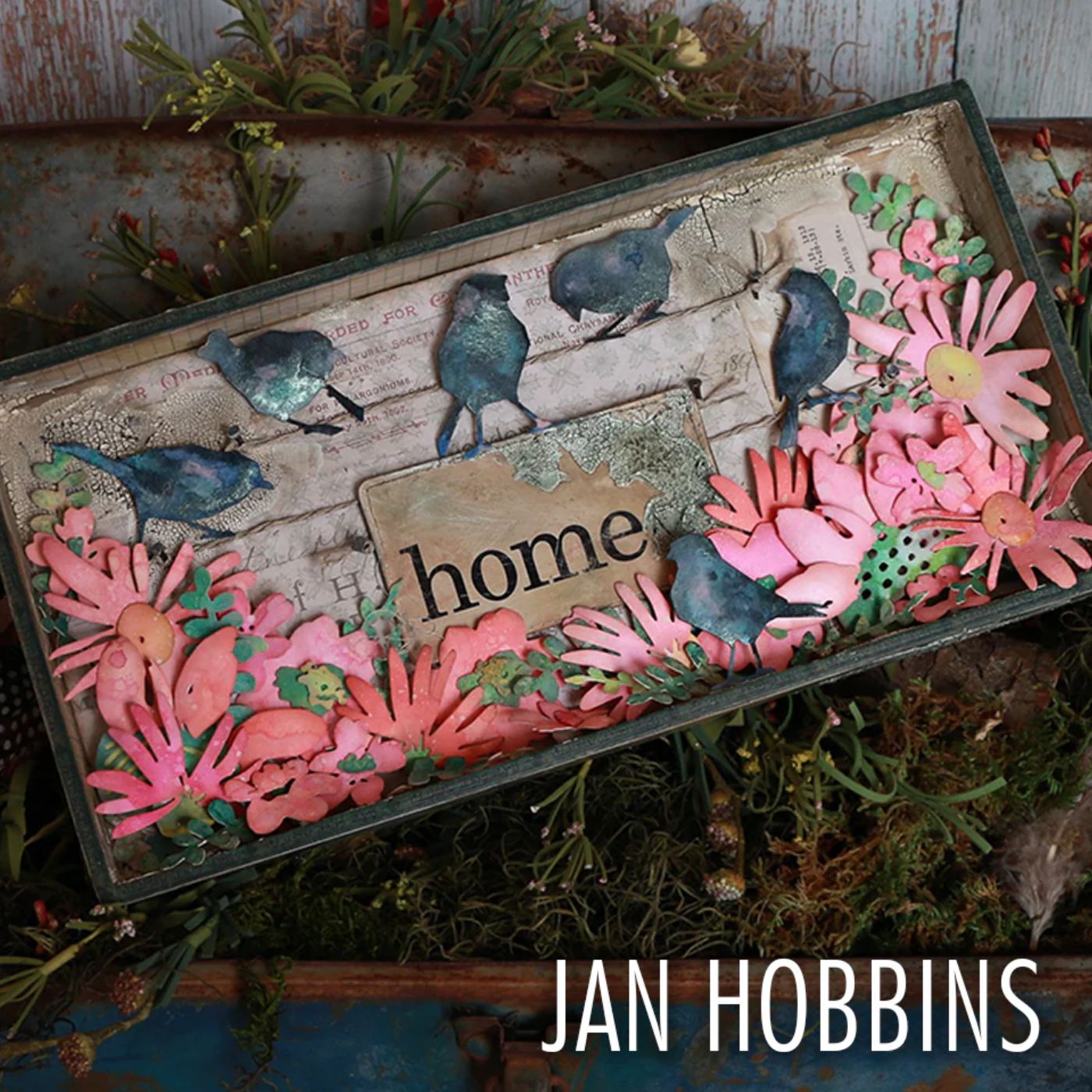 Troqueles Thinlits Modern Floristry de Tim Holtz