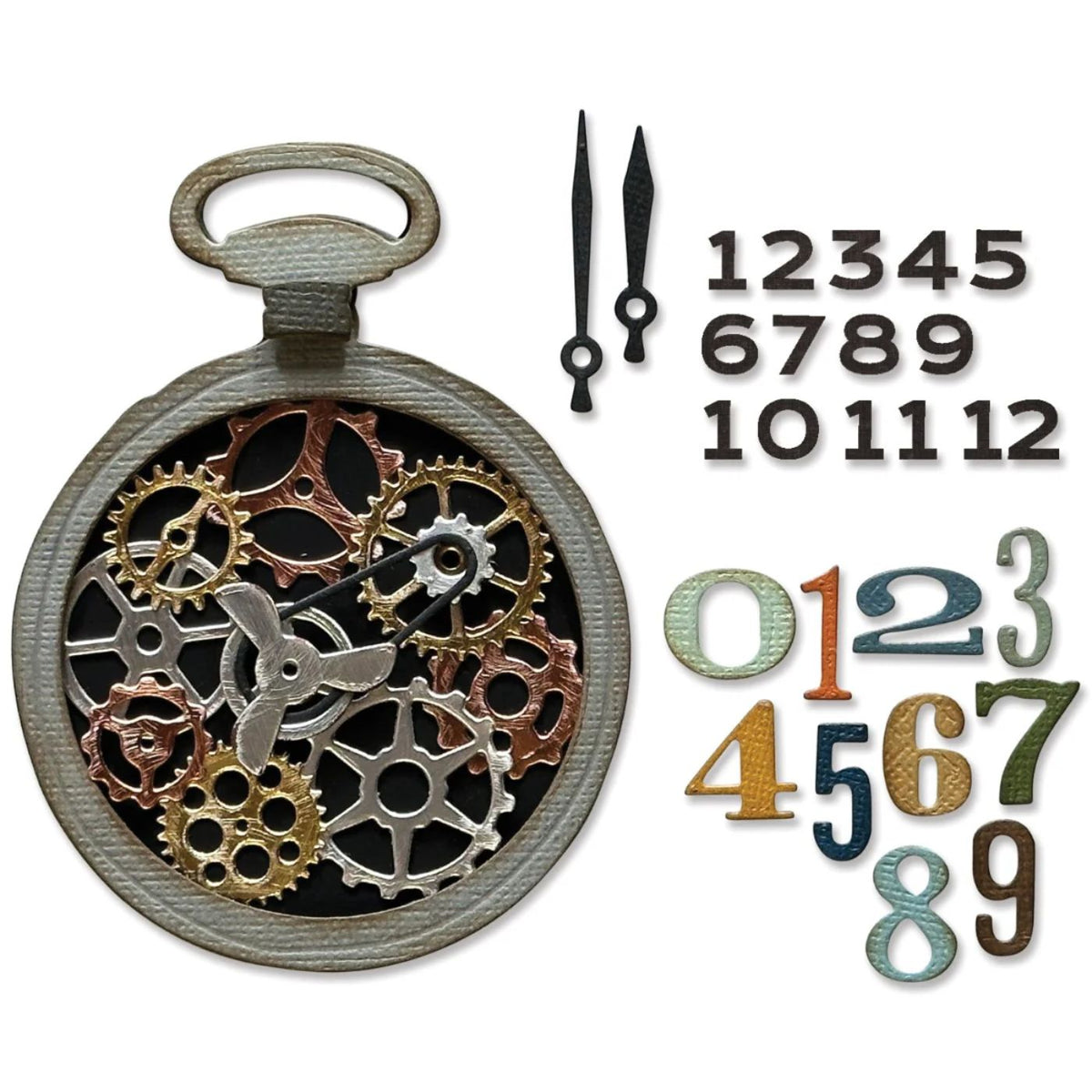 Troqueles Thinlits Relojes de Tim Holtz (vista 5)