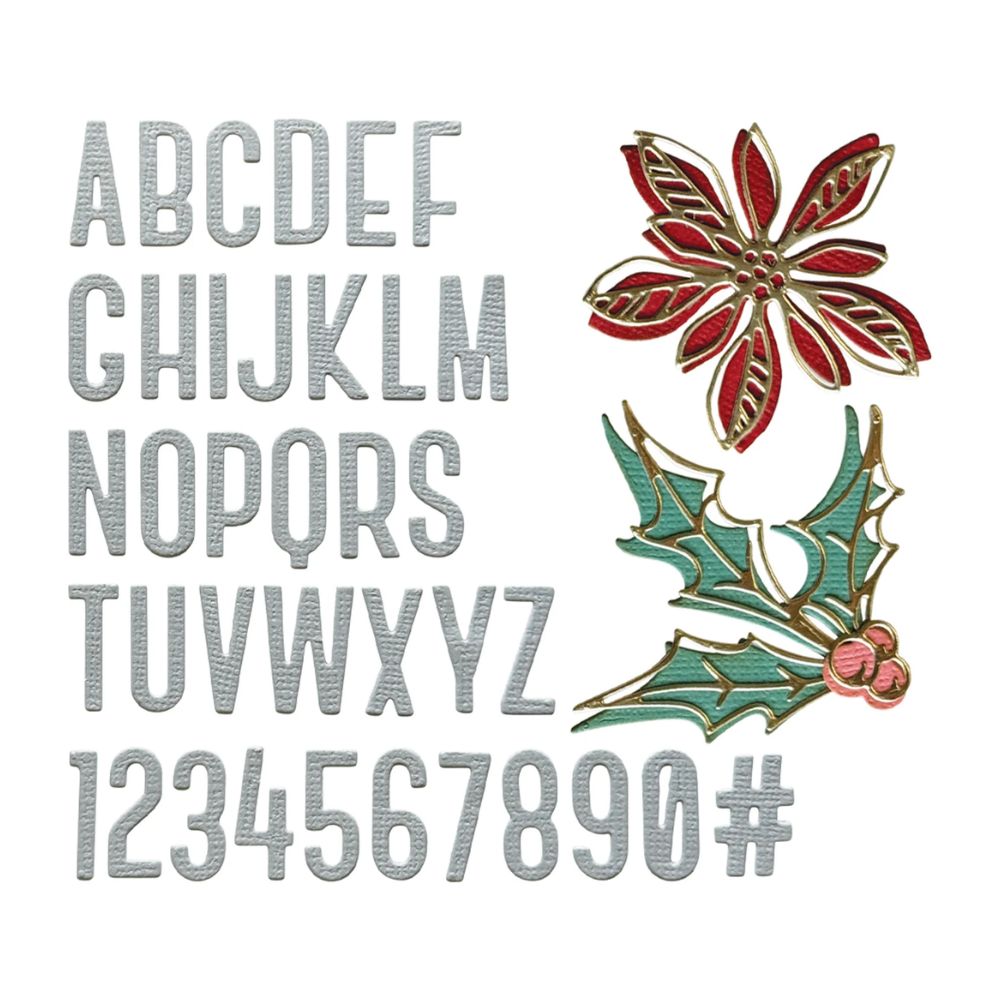 Troqueles Thinlits Vault Seasonal Sketch - Navidad de Tim Holtz (vista 6)