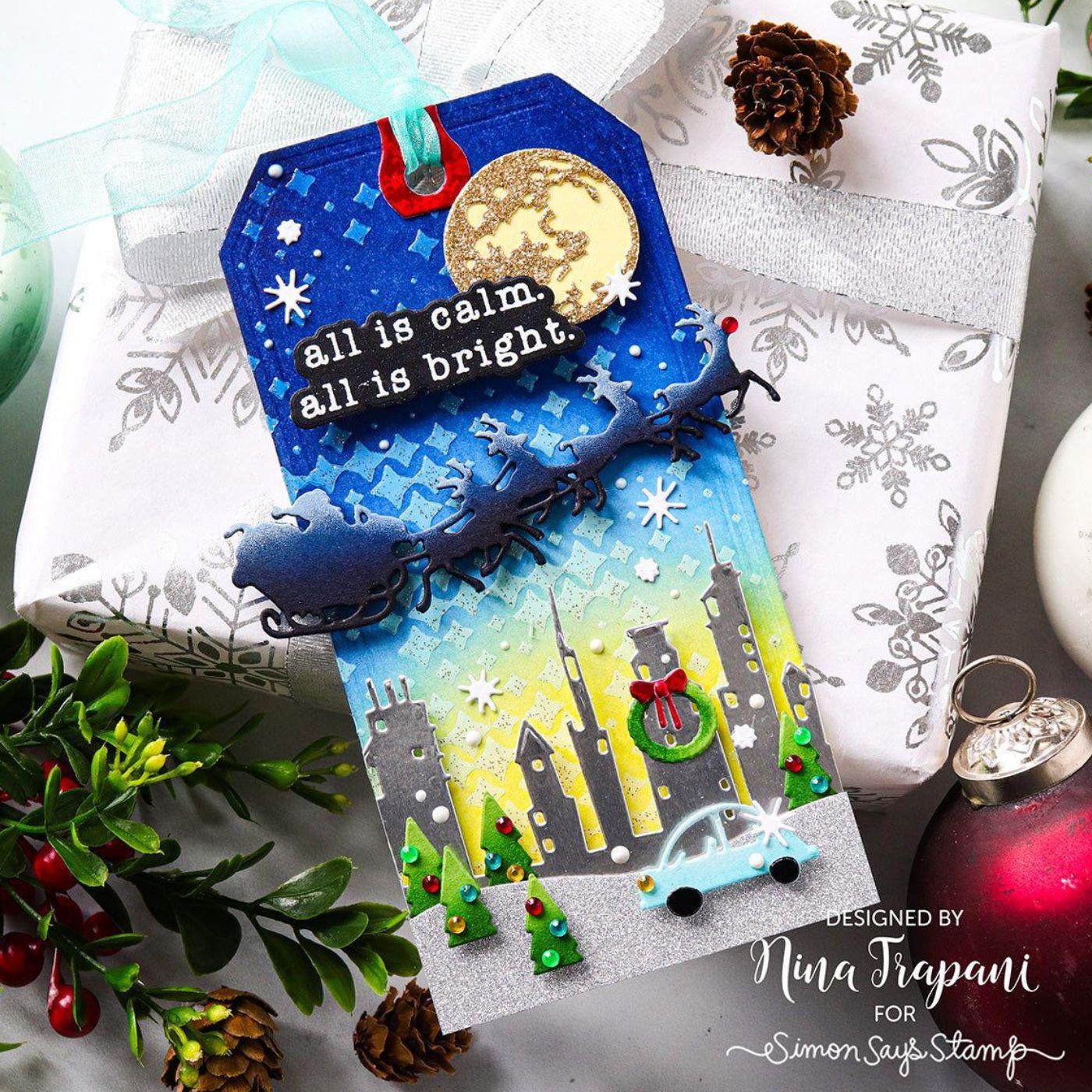 Troqueles Thinlits Vault Christmas Magic de Tim Holtz