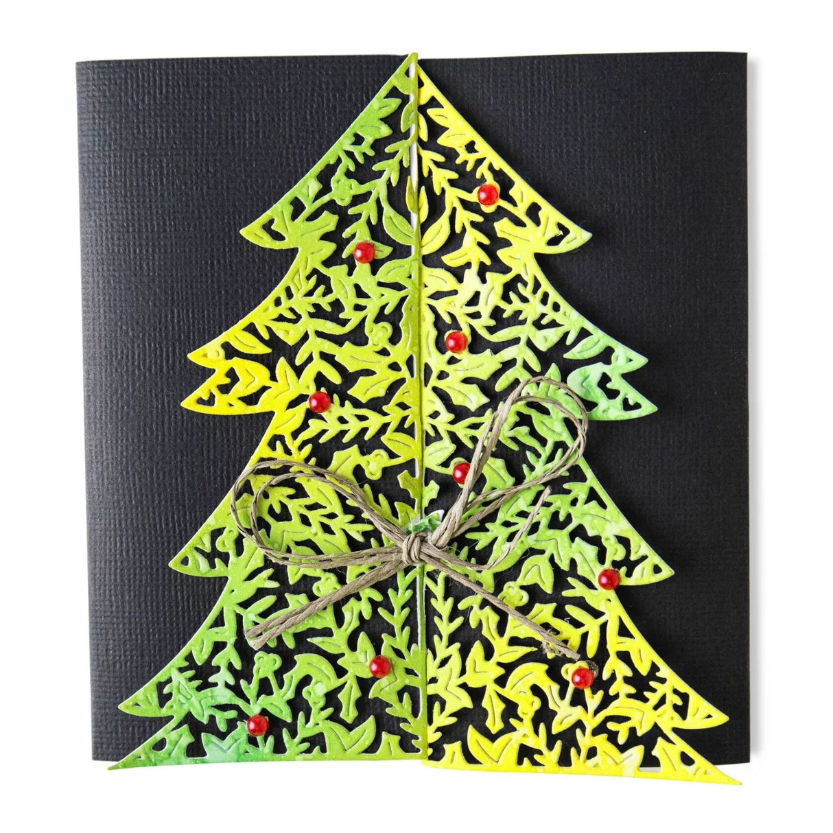 Troqueles Thinlits Tarjeta Árbol Navidad (vista 2)