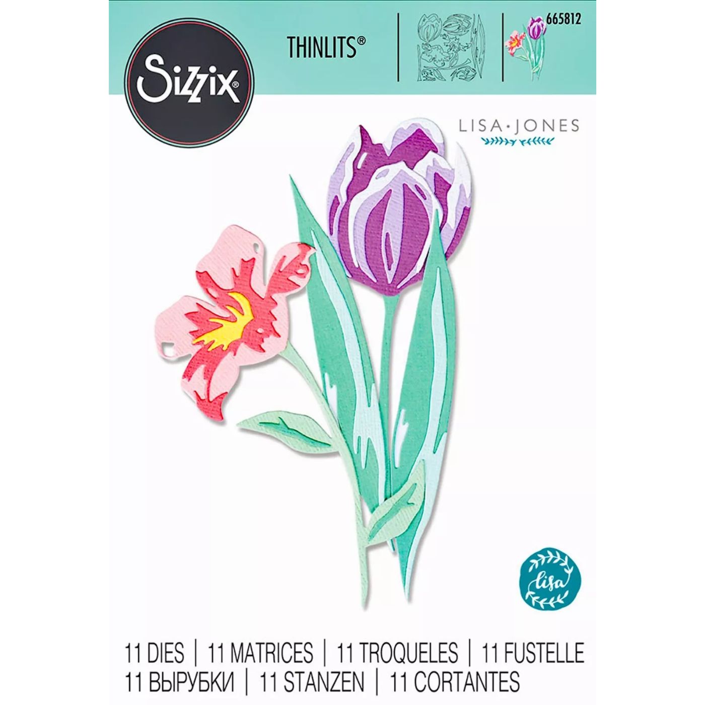 Troqueles Thinlits Flores de primavera en capas | Sizzix
