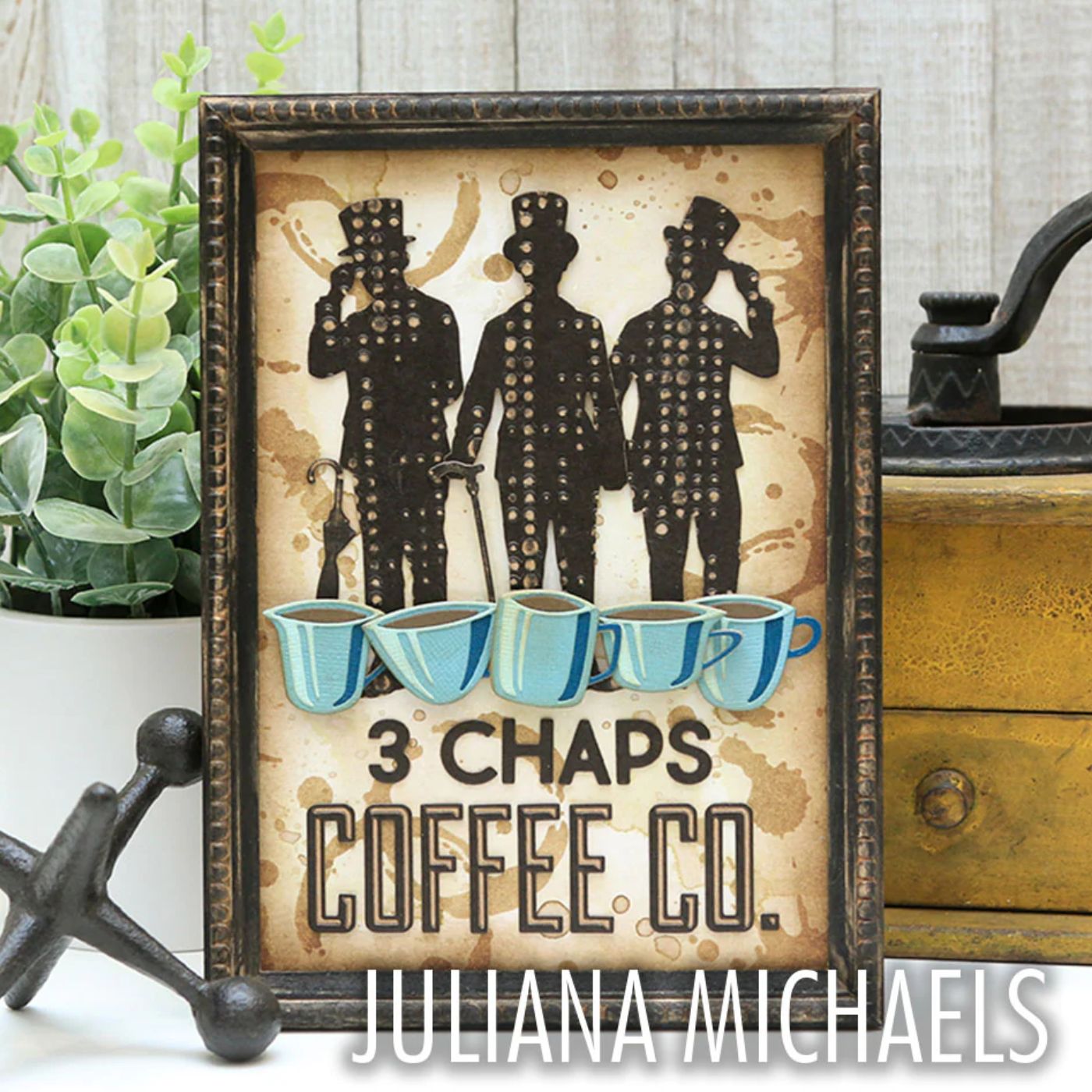 Troqueles Thinlits Papercut Café de Tim Holtz
