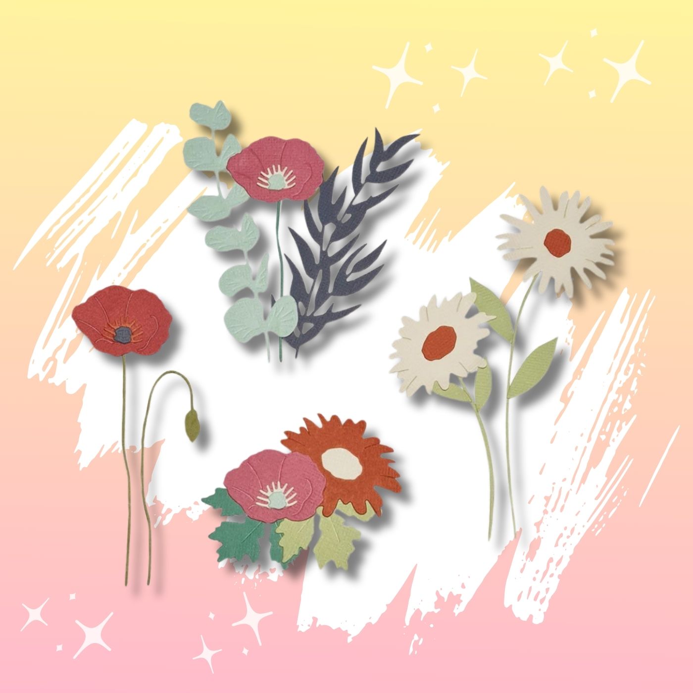 Troqueles Thinlits Flores Silvestres #2