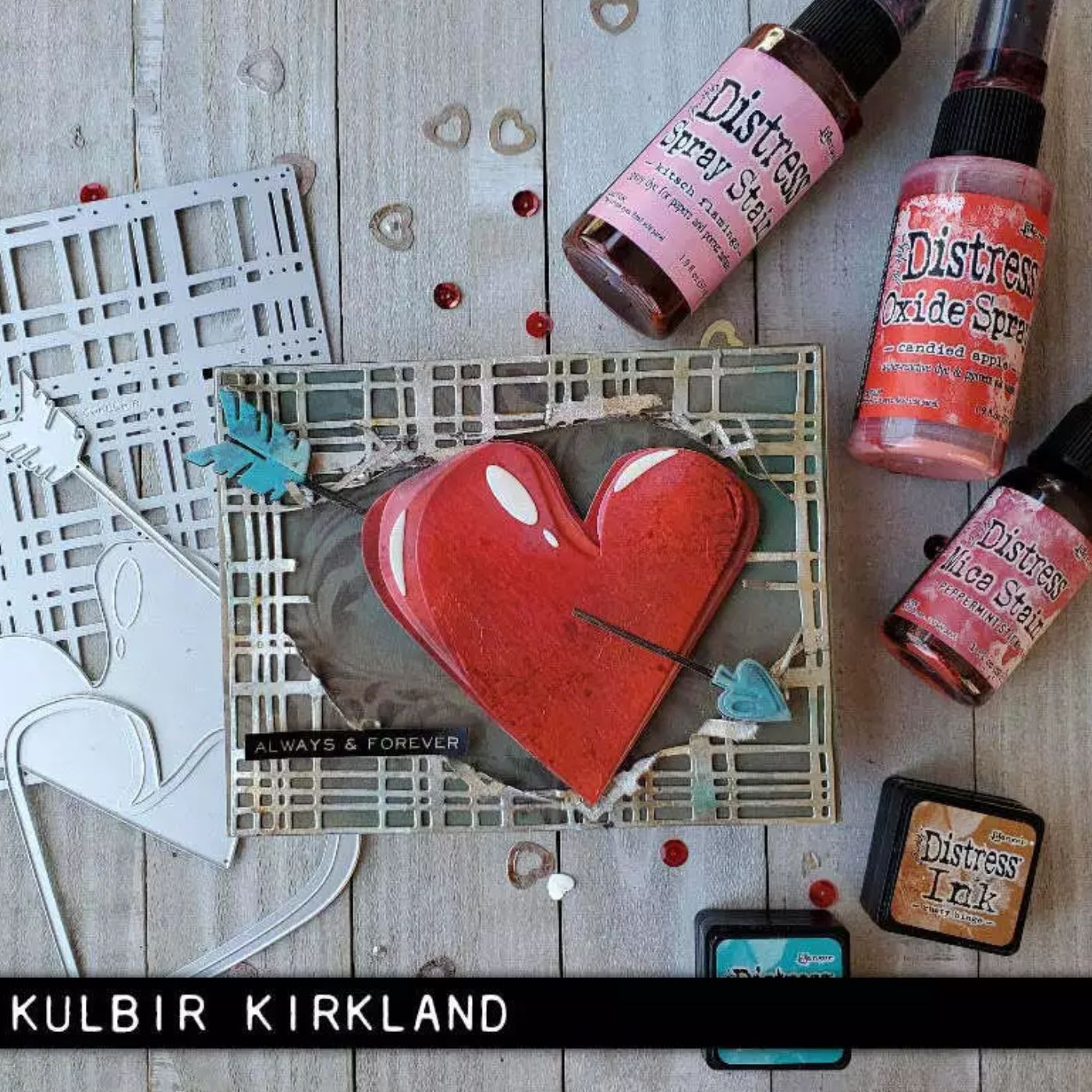 Troqueles Thinlits Colorize Lovestruck de Tim Holtz